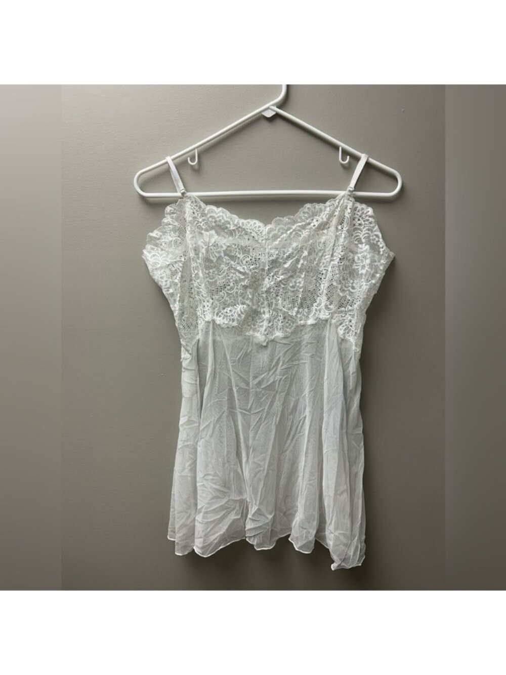 Coquette Diva White Lace‎ Slip Dress